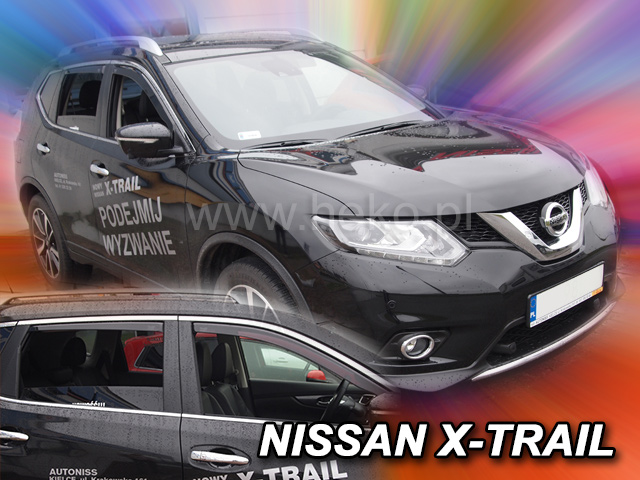 Ofuky oken - Nissan X-Trail III 5D 13R (+zadní)