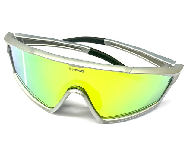 COYOTE Brýle POLARIZED SPORT stříbrné/zeleno-žlutá skla