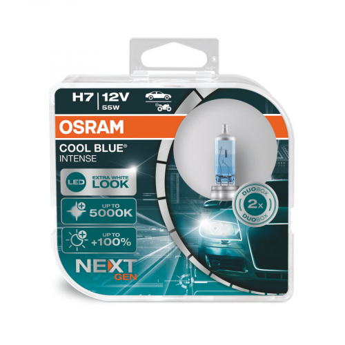 Autožárovka Osram H7 12V 55W PX26d Cool Blue Next Generation - Xenon Effect 5000K - 2ks