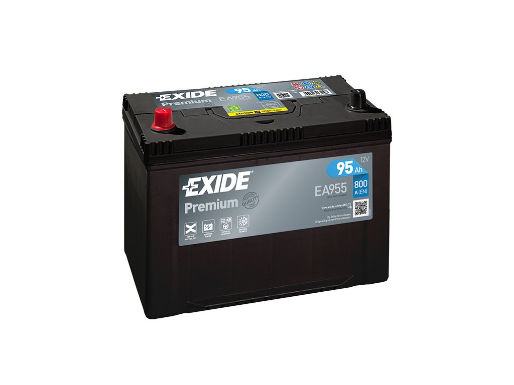 Autobaterie EXIDE Premium 95Ah 12V 800A L+