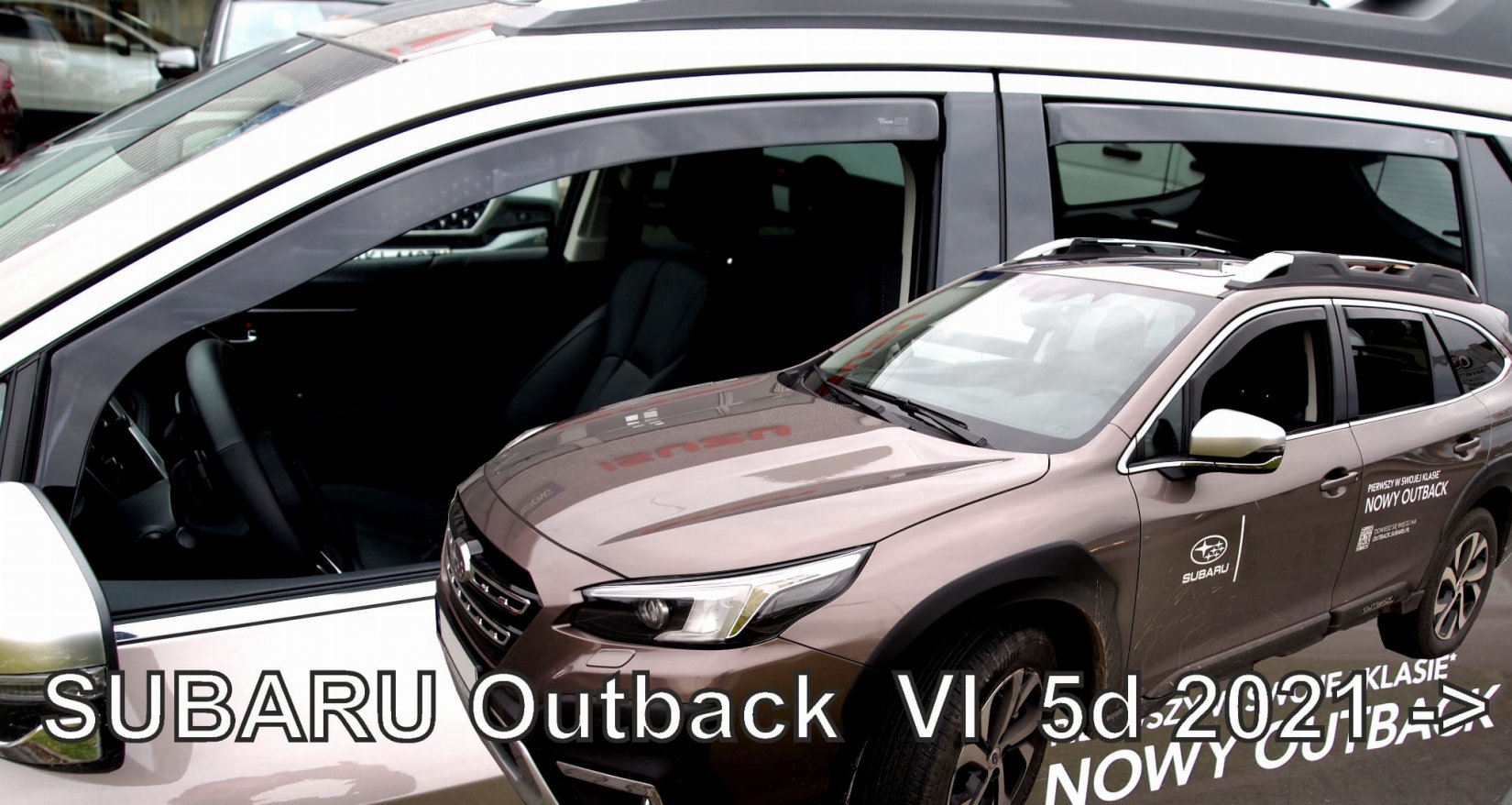 HEKO Ofuky oken - Subaru Outback 5D r.v. 2021 (+zadní)