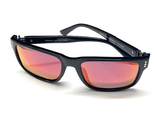 COYOTE Brýle VISION POLARIZED FASHION 2.140 černé/červená skla