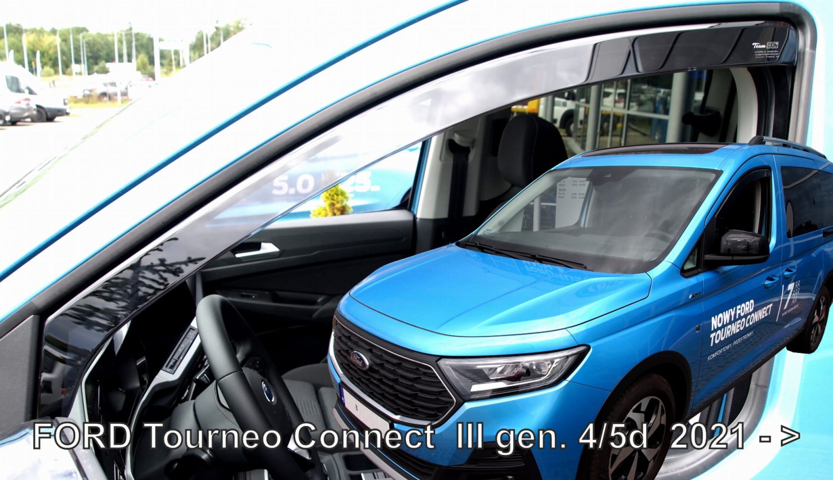 HEKO Ofuky oken - Ford Tourneo Connect r.v. 2021, přední