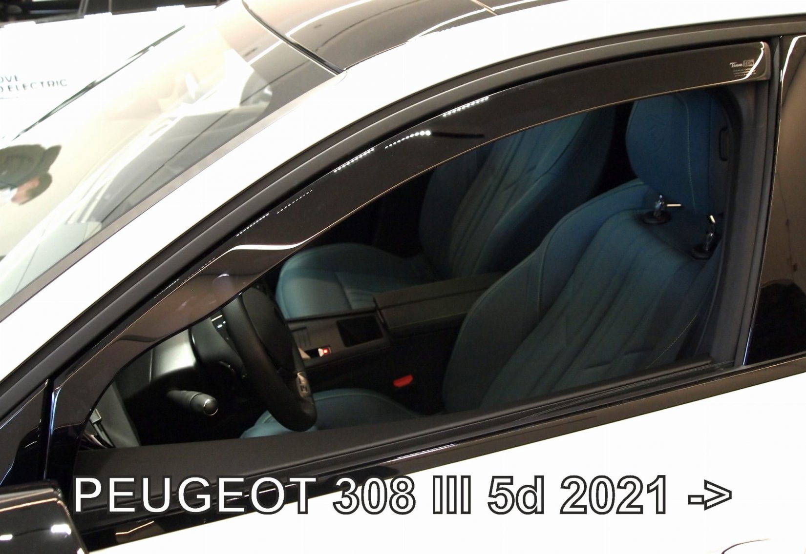 HEKO Ofuky oken - Peugeot 308 Hatchback r.v. 2021, přední