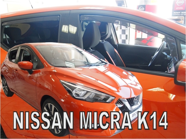 HEKO Ofuky oken - Nissan Micra K14 5D r.v. 2017 (+zadní)