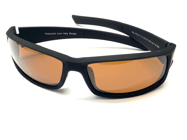 COYOTE Brýle VISION POLARIZED sport 2.243 černé/oranžová skla