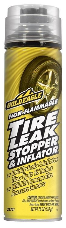 Defekt opravný sprej pro rychlé nouzové opravy pneumatik 15", 510 ml - Gold eagle