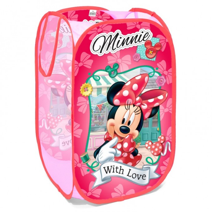 DISNEY SEVEN Koš na hračky Minnie Mouse Polyester, 36x36x58 cm