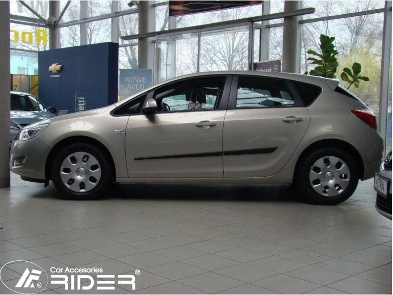 RIDER Lišty dveří Opel Astra (J) Hatchback r.v. 2009-2011