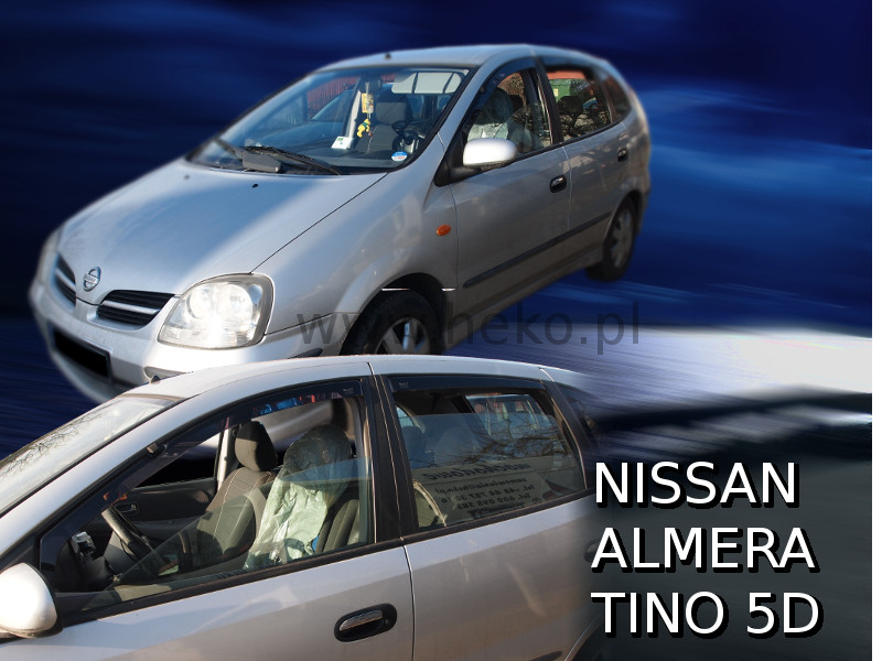 Ofuky oken - Nissan Almera Tino 5D 01R (+zadní)