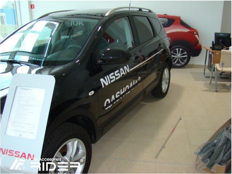 RIDER Lišty dveří Nissan Qashqai+2 r.v. 2009-2013