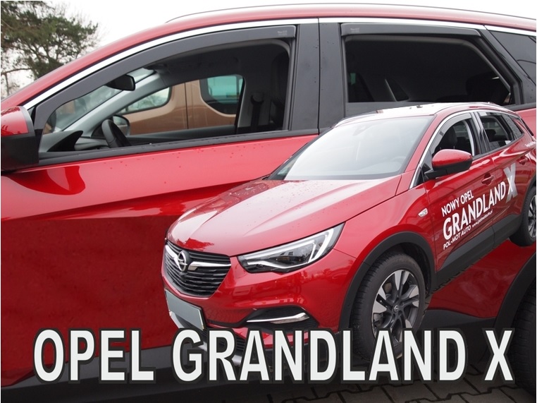 HEKO Ofuky oken - Opel Grandland X r.v. 2017 (+zadní)