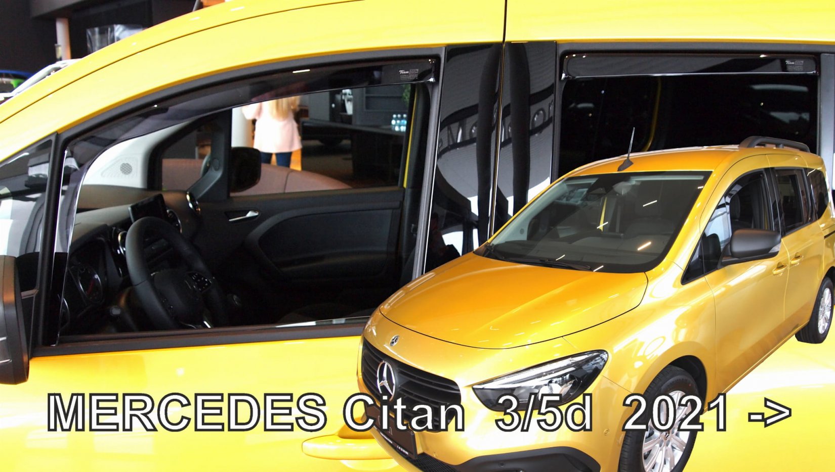 HEKO Ofuky oken - Mercedes Citan (W420) r.v. 2021 (+zadní)