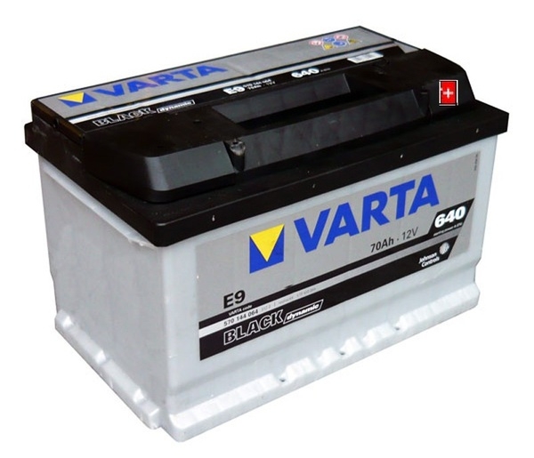 Autobaterie VARTA BLACK dynamic 70Ah 12V 640A 570144