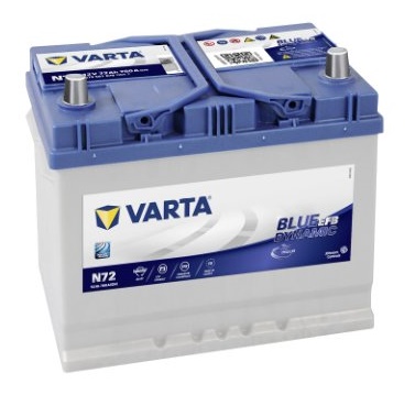 Autobaterie VARTA Blue Dynamic EFB 72Ah, 12V, N72