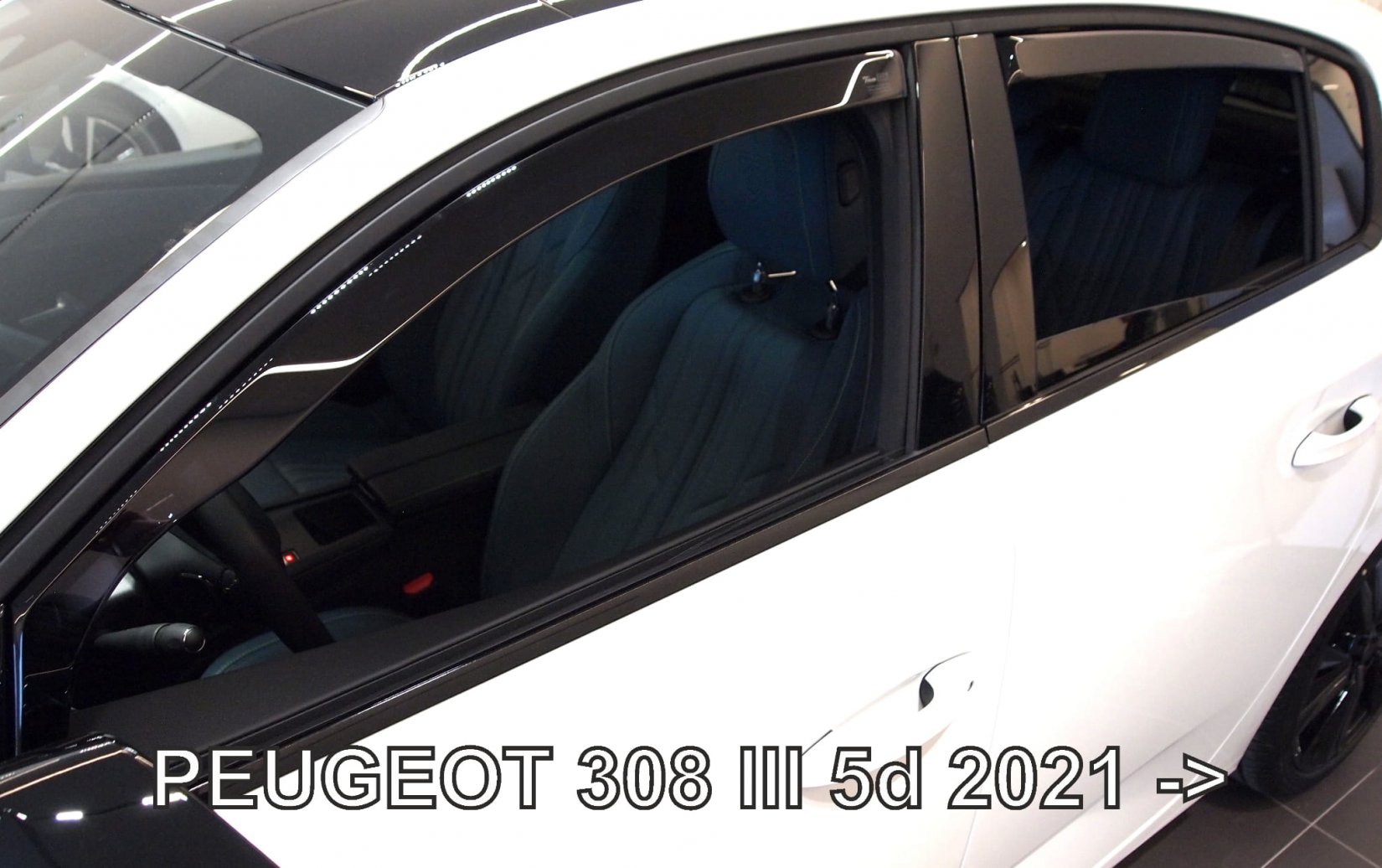 HEKO Ofuky oken - Peugeot 308 Hatchback r.v. 2021 (+zadní)