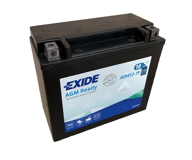 Motobaterie EXIDE BIKE AGM Ready 18Ah, 12V, YTX20L-BS