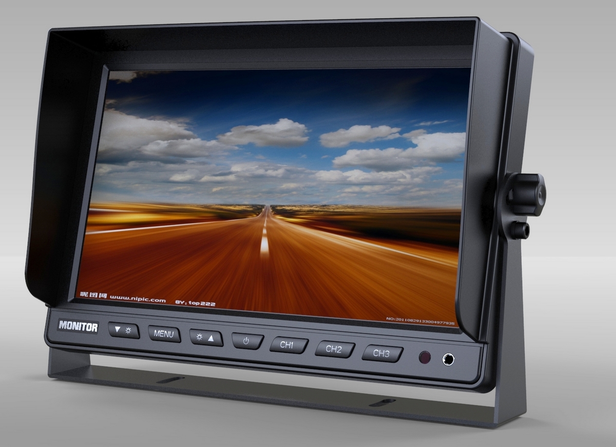 AUTIO Profi LCD Monitor 10 " se 2x4 PIN vstupy - digitální