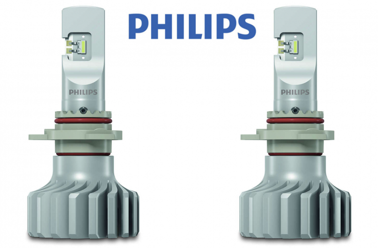 LED autožárovky PHILIPS HIR2 bílé,12V, Ultinon Pro5000 PX22D