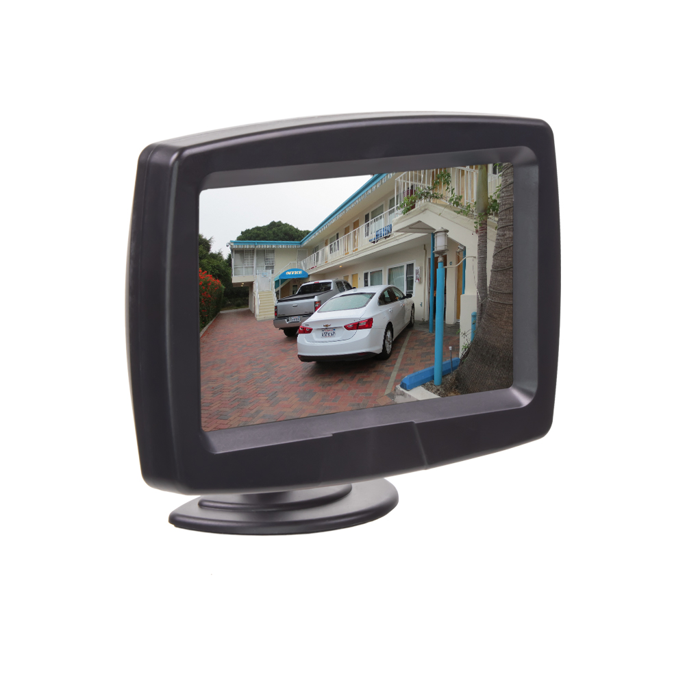 LCD monitor 4,3"černý na palubní desku / držák s přísavkou