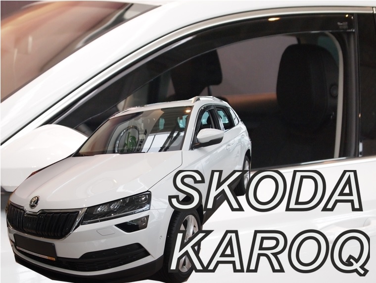 HEKO Ofuky oken - Škoda Karoq r.v. 2017, přední