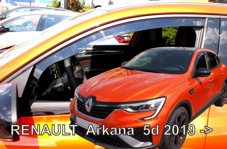 HEKO Ofuky oken - Renault Arkana 5D r.v. 2019 přední