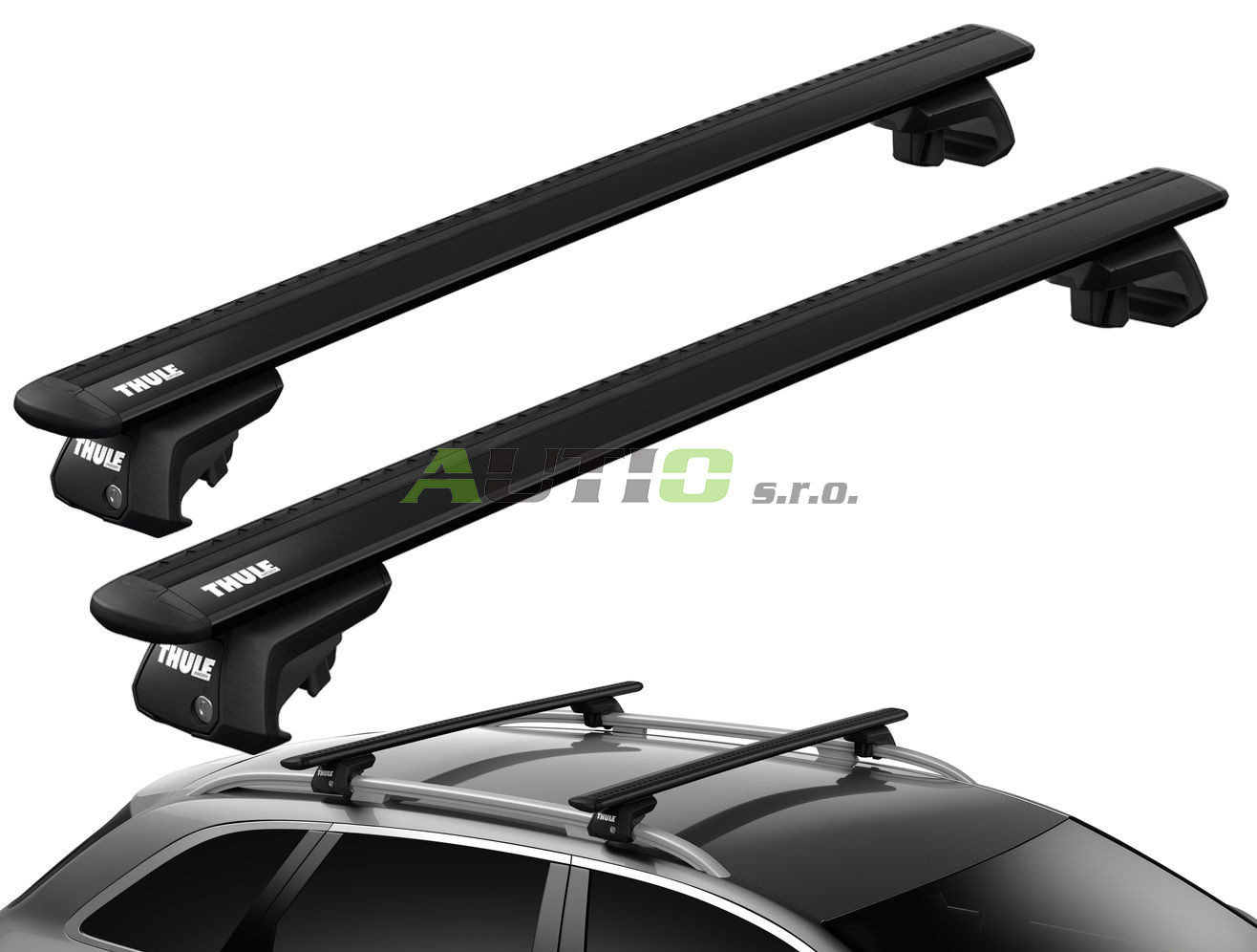 Stresni Nosic Thule Evo Bmw X5 E70 R V 2008 2013 S Podelniky Cerne Tyce Autio