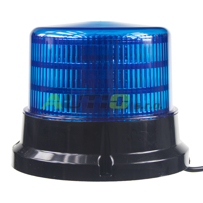 PROFI zábleskový LED maják, 12-24V, modrý magnet, homologace | AUTIO