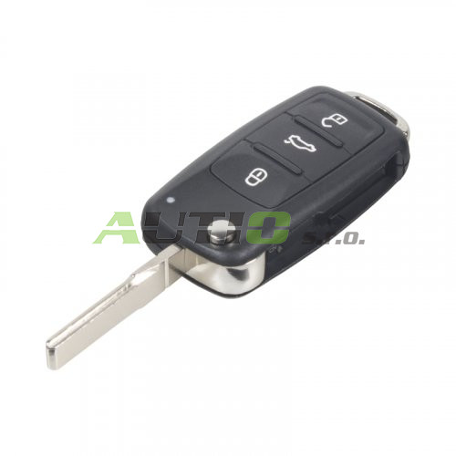 Náhr. klíč pro Škoda, VW, Seat, 3tl., 434MHz, 5K0 837 202 AD, 5K0 959 ...