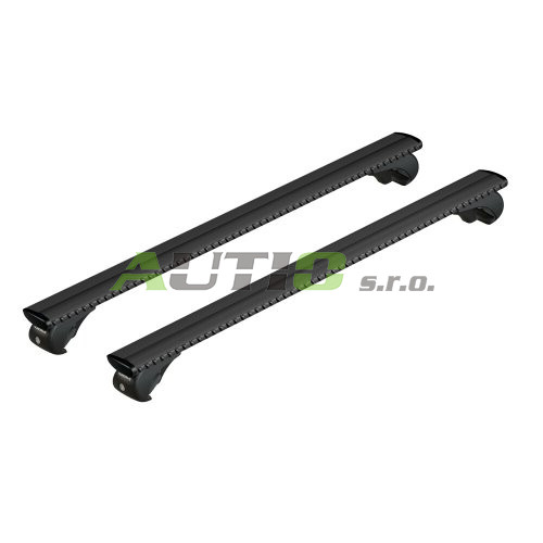 Střešní nosiče NORDRIVE SILENZIO RAIL M SUZUKI Ignis r.v. 2001-2005 s podélníky (černé tyče)