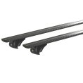 Střešní nosiče NORDRIVE SILENZIO RAIL M SUZUKI Ignis r.v. 2001-2005 s podélníky (černé tyče)
