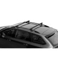 Střešní nosiče NORDRIVE SILENZIO RAIL M SUZUKI Ignis r.v. 2001-2005 s podélníky (černé tyče)