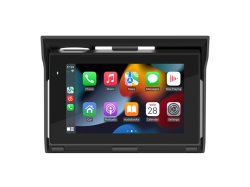 Monitor 5" na motocykl s Apple CarPlay, Android auto, Bluetooth, mini USB, micro SD