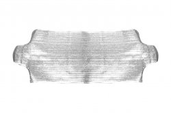 Zimní clona ALU stříbrná 250 x 90cm