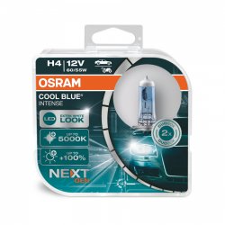 Autožárovka Osram H4 12V 60/55W P43t Cool Blue Next Generation - Xenon Effect 5000K - 2ks