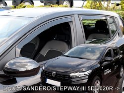 Ofuky oken - Dacia Sandero Stepway III 5D r.v. 2020-> (+zadní)