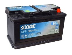 Autobaterie EXIDE START-STOP EFB 80Ah 12V 800A