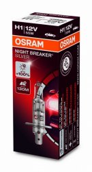 Autožárovka Osram H1 12V 55W P14,5s NIGHT BREAKER SILVER +100% - 1ks