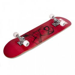 Skateboard dřevěný Spiderman červený