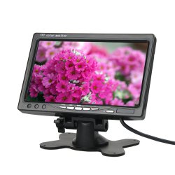 LCD monitor do auta 7 palcový Cinch - TFT - digitální