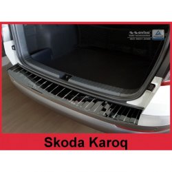 Ochranná lišta hrany kufru - Škoda Karoq r.v. 2017->černá leštěná
