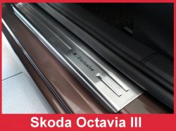 Kryty prahů ŠKODA Octavia III r.v. 2013-> "exclusive" 4ks