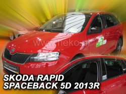 Ofuky oken - Škoda Rapid spaceback 5D r.v. 2013-> (+zadní)